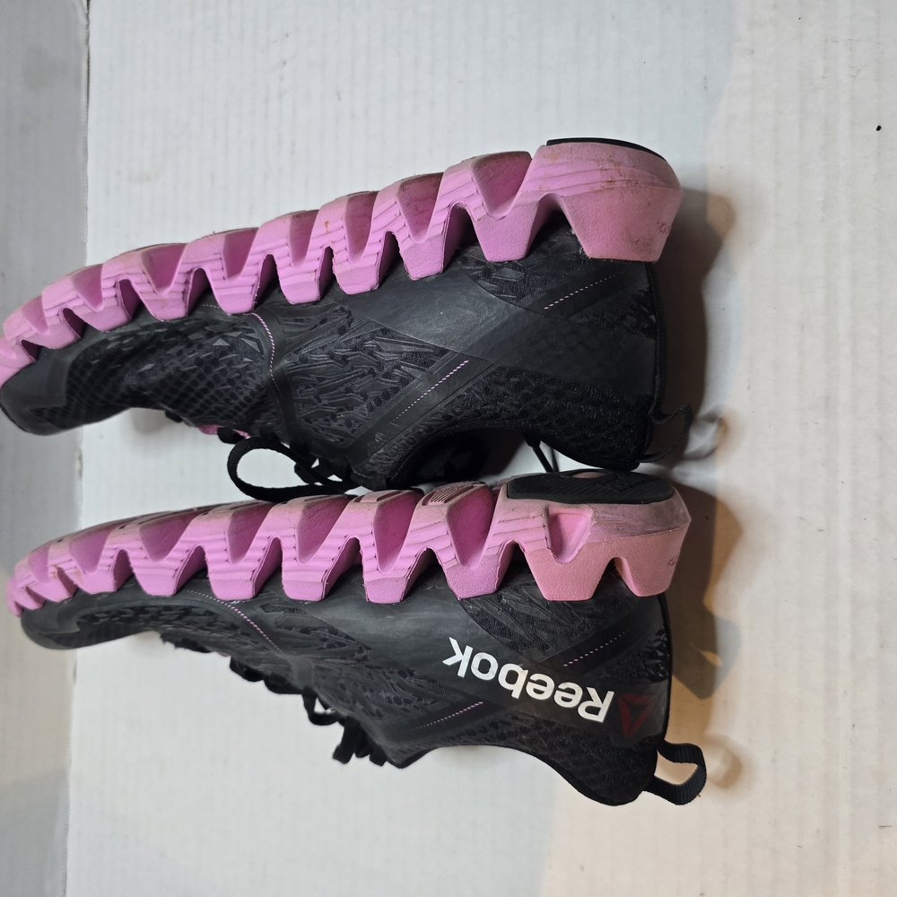 Reebok Black and Pink Athletic Shoes